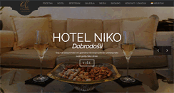 Desktop Screenshot of hotel-niko.hr